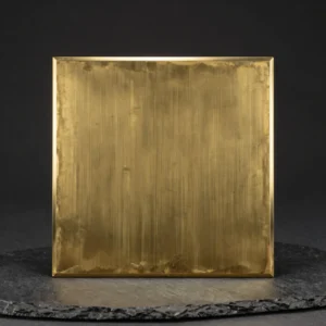 Artisan Brass Sculptural Wall Plaque